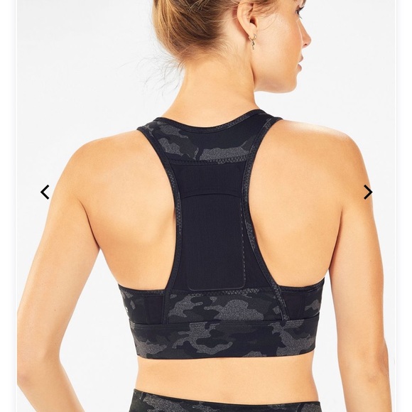 Fabletics Mila Camo Sports Bra Small - Picture 2 of 4